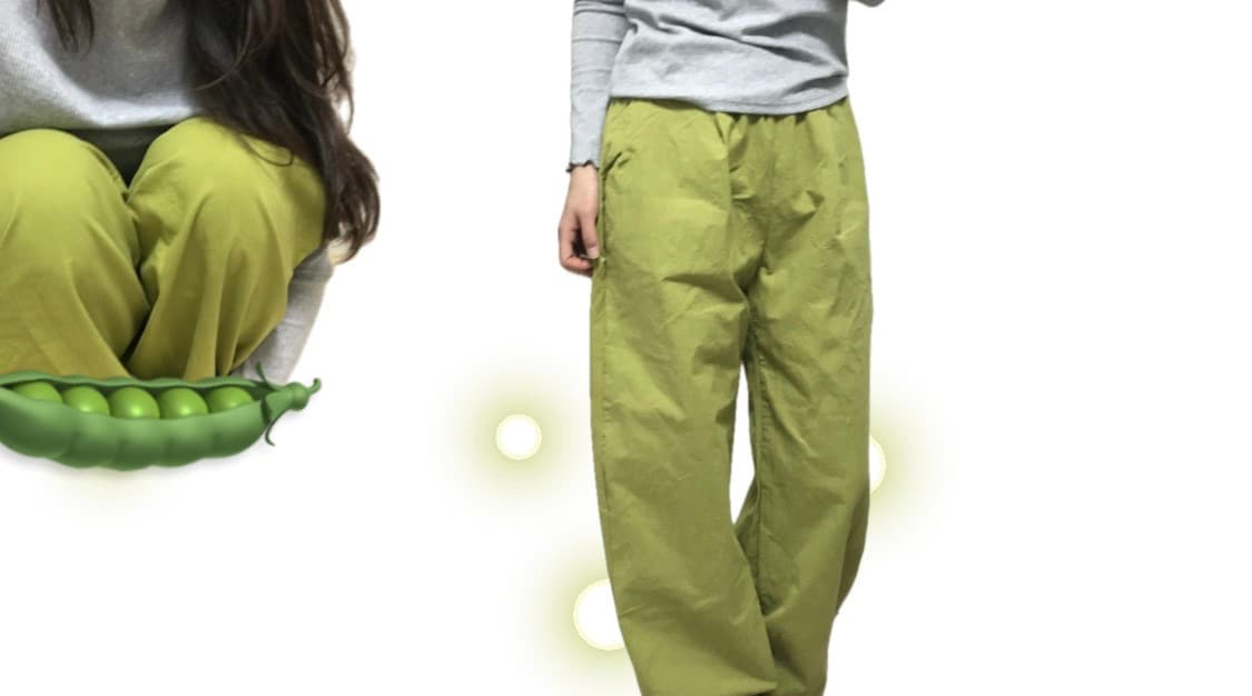 🫛새상품) 원핀턱 투웨이 팬츠  상품이미지1