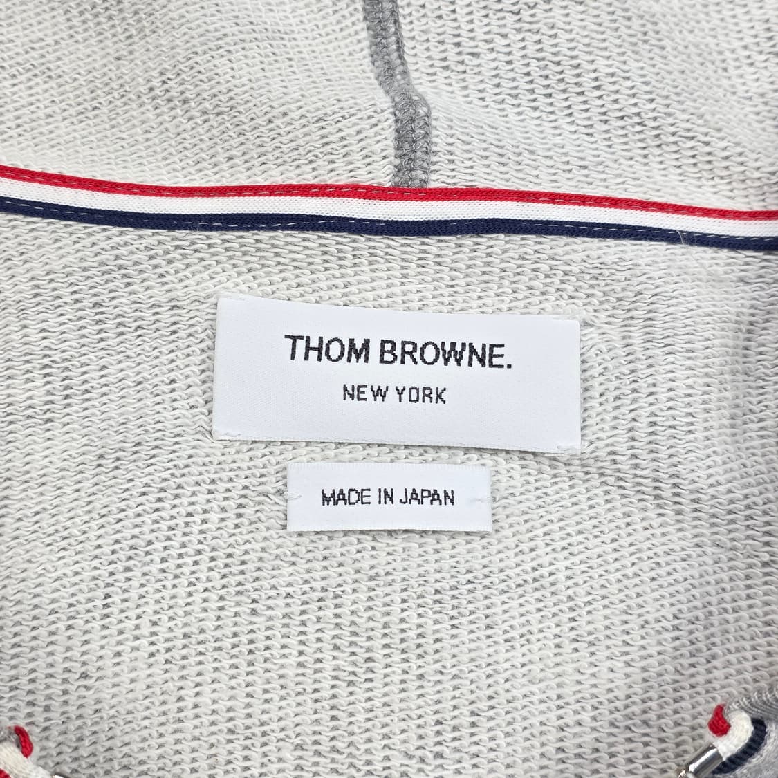 톰브라운 4바 후드집업 그레이 상품이미지8