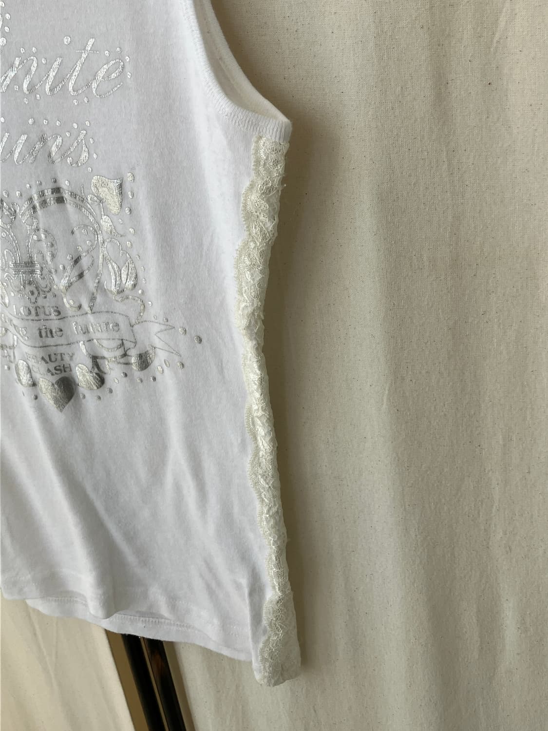 silver printing lace sleeveless 상품이미지9