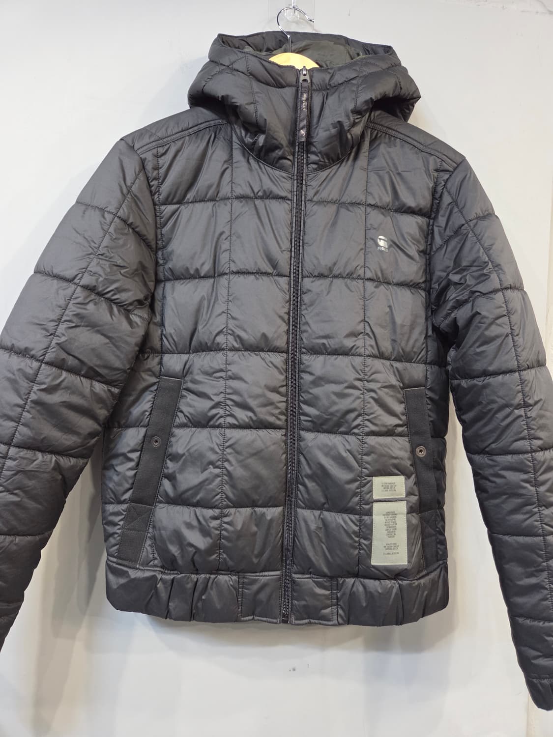 G-Star RAW 블랙 패딩 후드 점퍼 상품이미지1