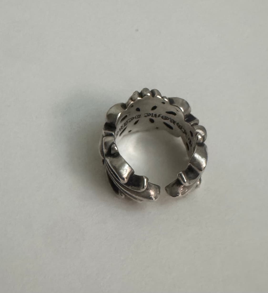 Chrome Hearts 크롬하츠 더블 플로랄 링 9호  상품이미지7