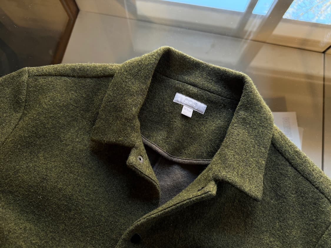 COS 코스 펠트울 블루종 100 상품이미지7