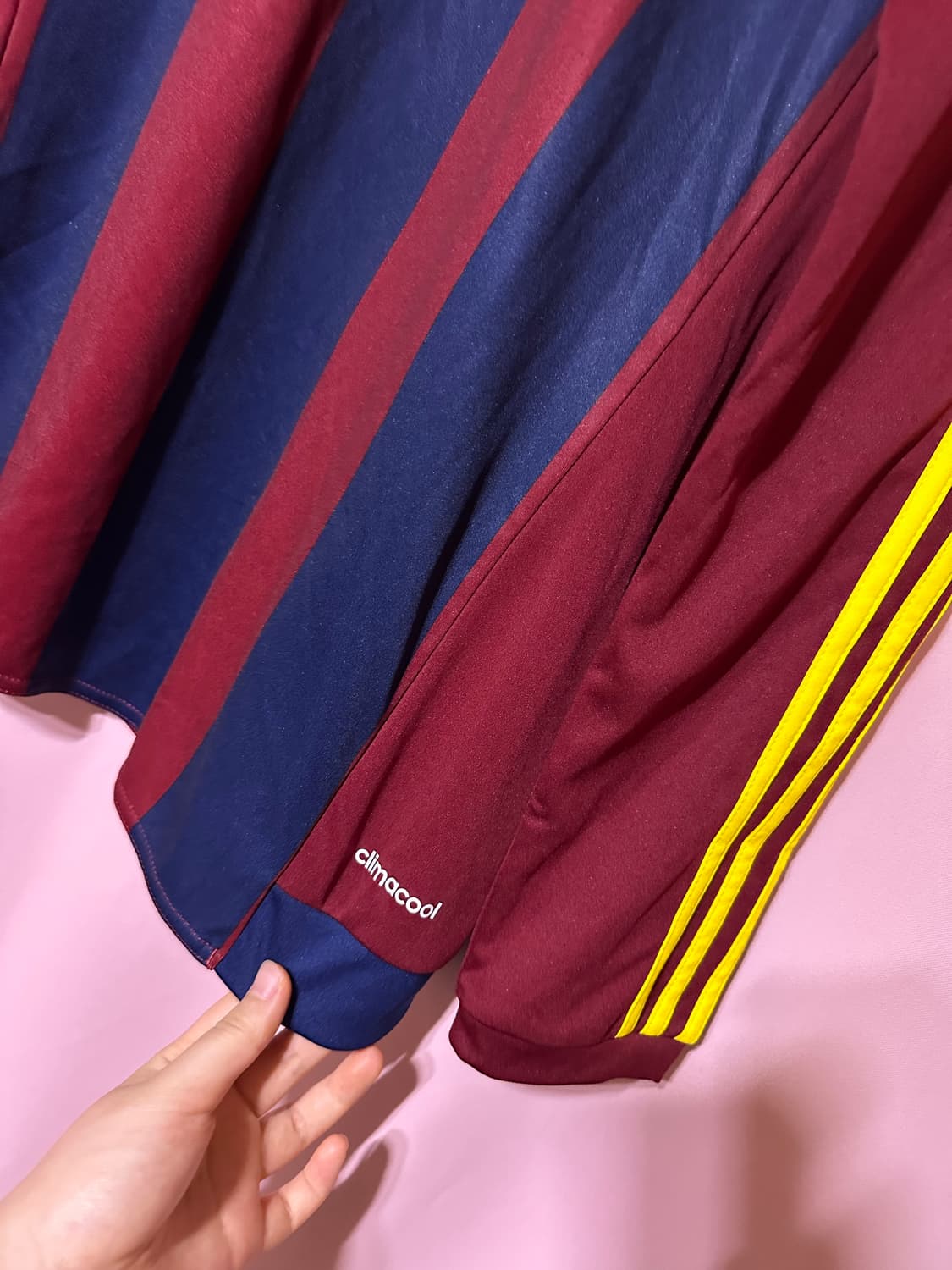 새상품 아디다스 FC 바르셀로나 긴팔 유니폼 아디다스 바르셀로나 티 상품이미지6