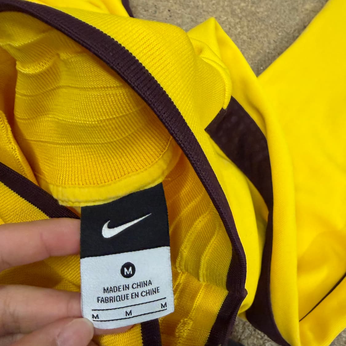 나이키 아스날 옐로우 브라운 져지 트랙탑 상품이미지5