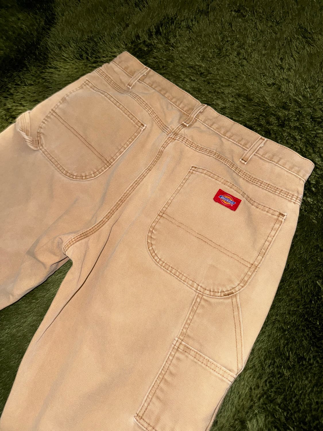 [36X34] 디키즈 덕캔버스 빈티지 페이딩 카펜터 팬츠 베이지 상품이미지8