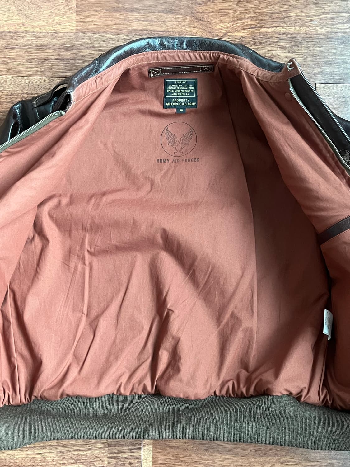 아카펠라 클로딩 A-2 플라이트 자켓 Acappella Clothing 상품이미지4