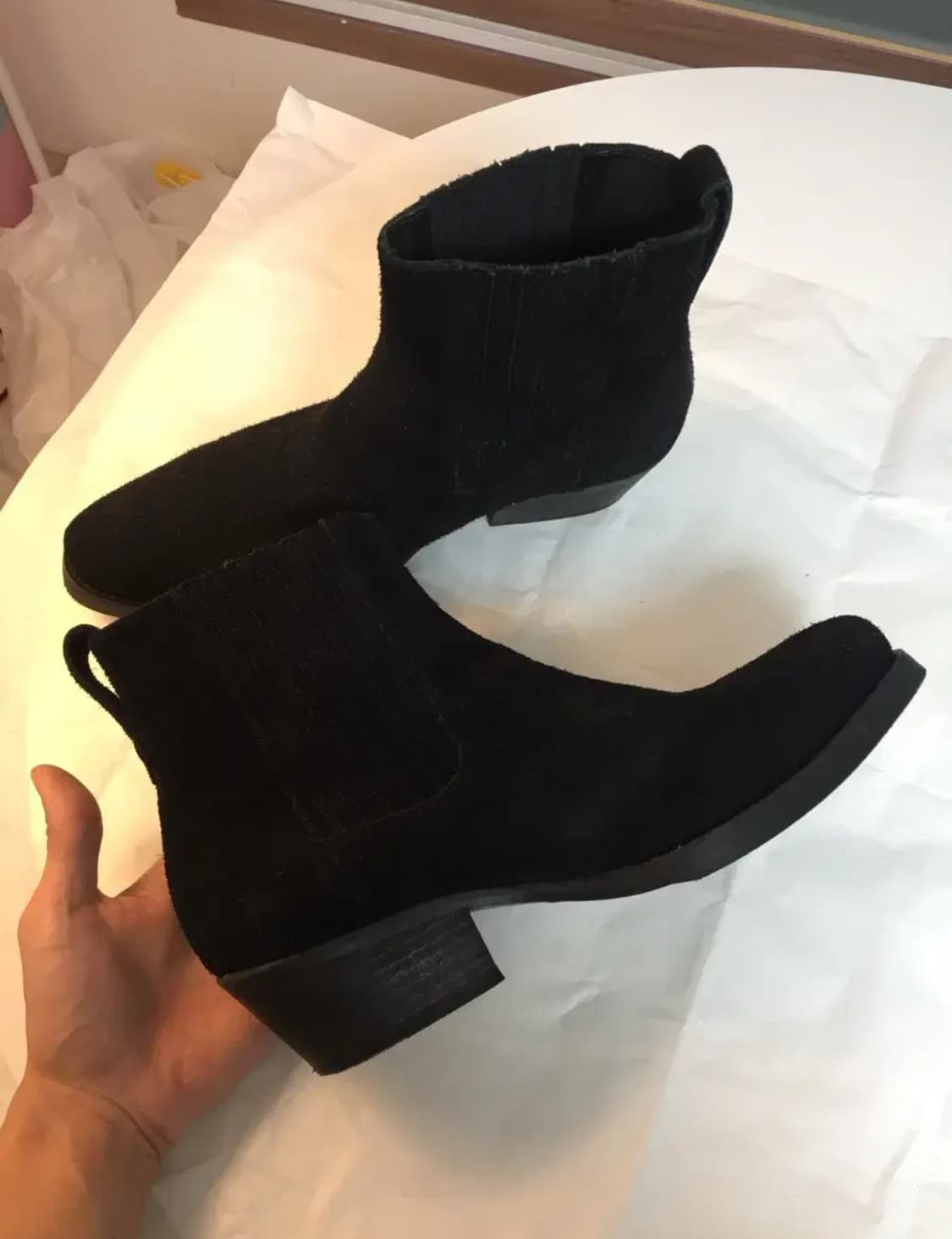 아워레가시 쿠반 헤어리 스웨이드 블랙 상품이미지5