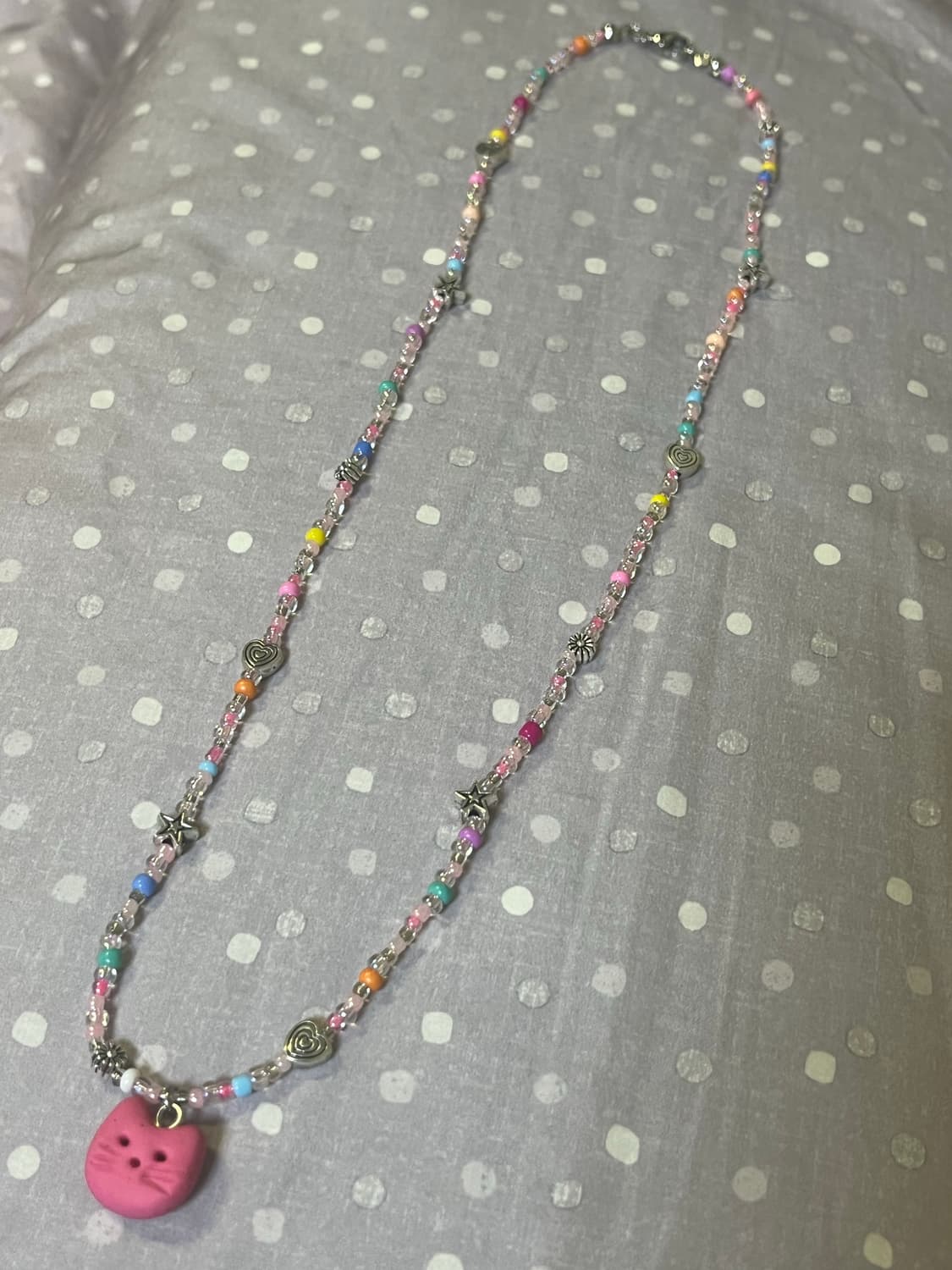 [핸드메이드] 고양이 비즈목걸이 상품이미지9