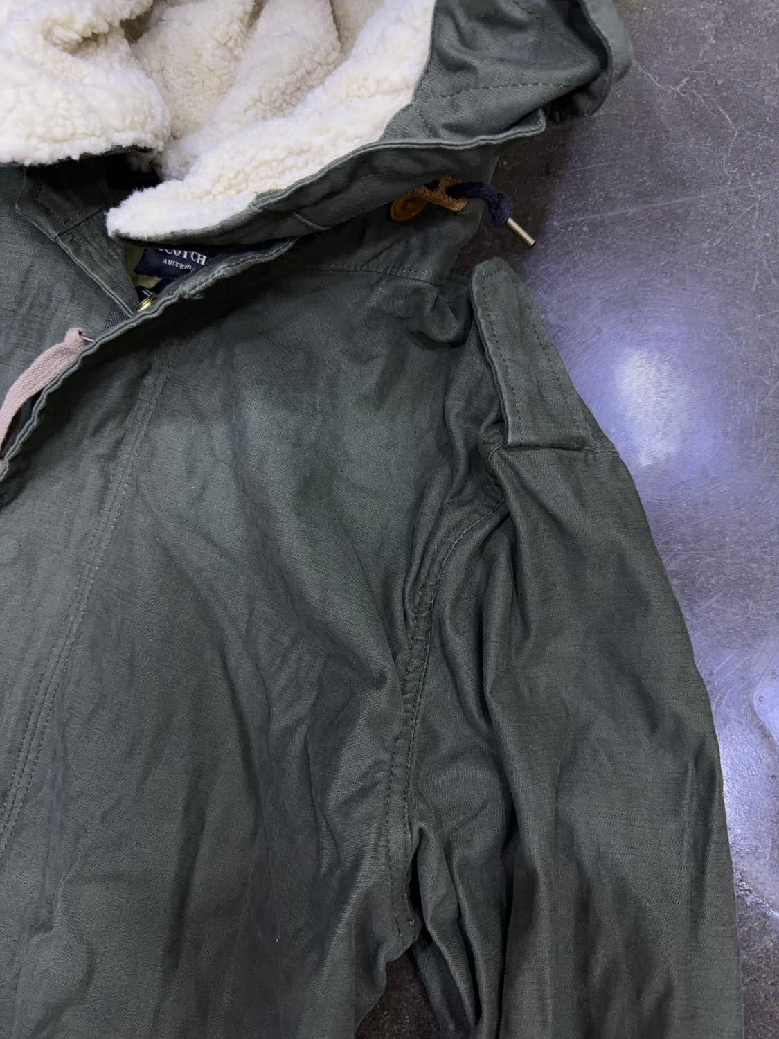 스카치앤소다 피쉬테일 M65 파카 후드 야상자켓 올리브 M 상품이미지4