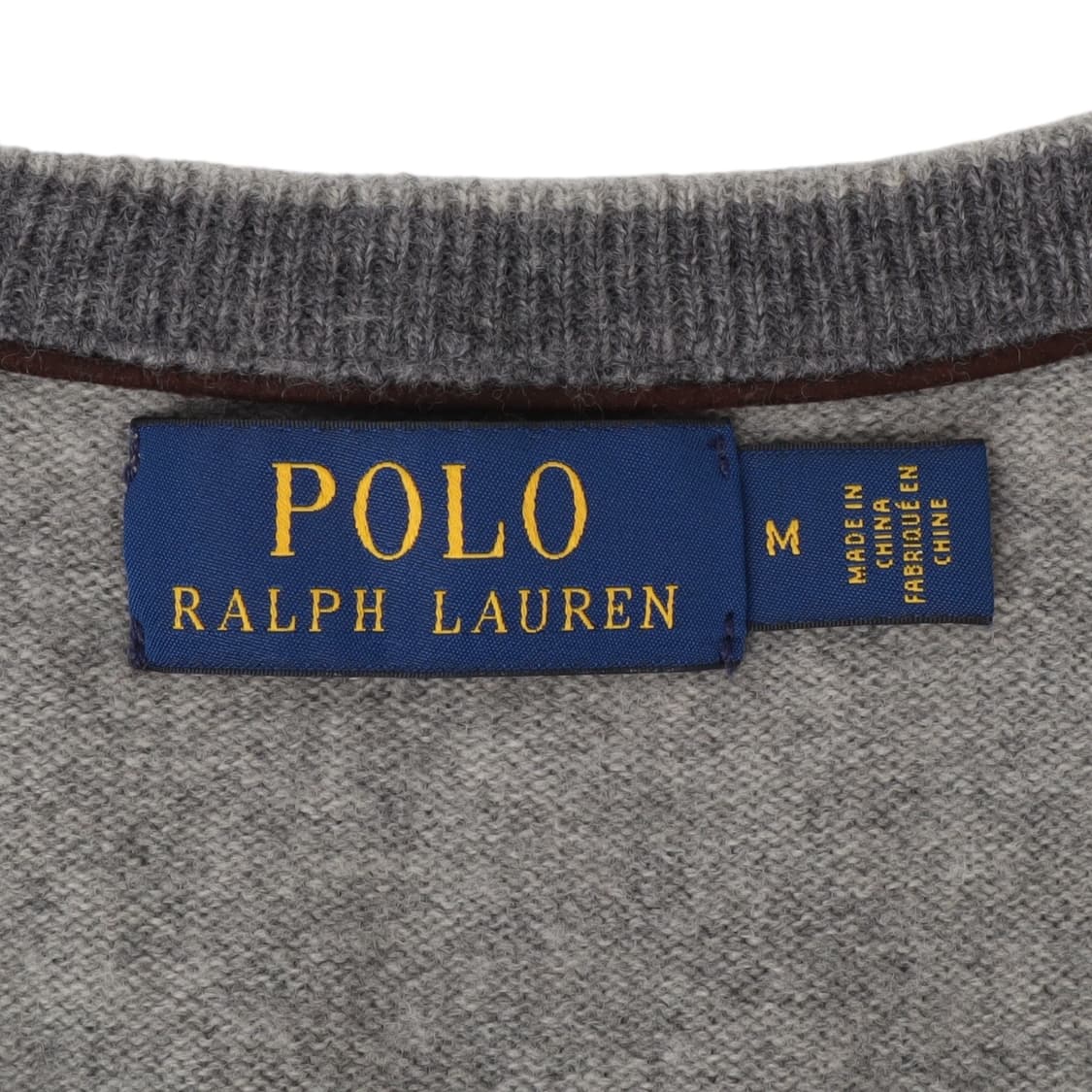 폴로 랄프로렌 그레이 메리노 울 브이넥 니트 상품이미지8