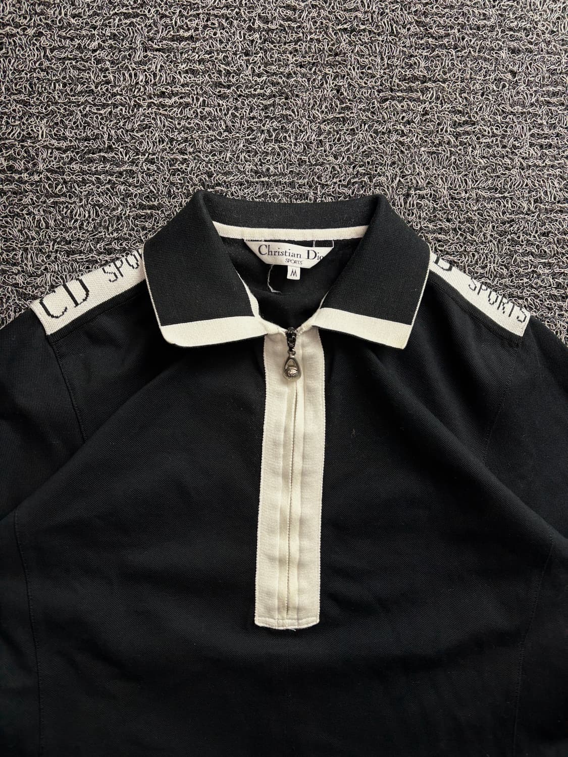 90s 크리스찬 디올 롱슬리브 반집업 맨투맨 2933 상품이미지1