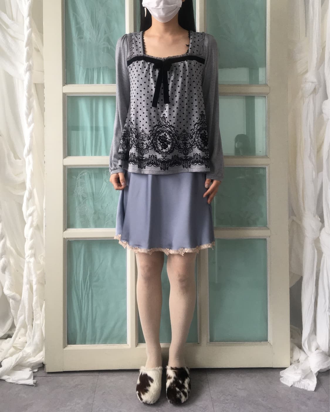 Axes femme pattern point sleeve 상품이미지7