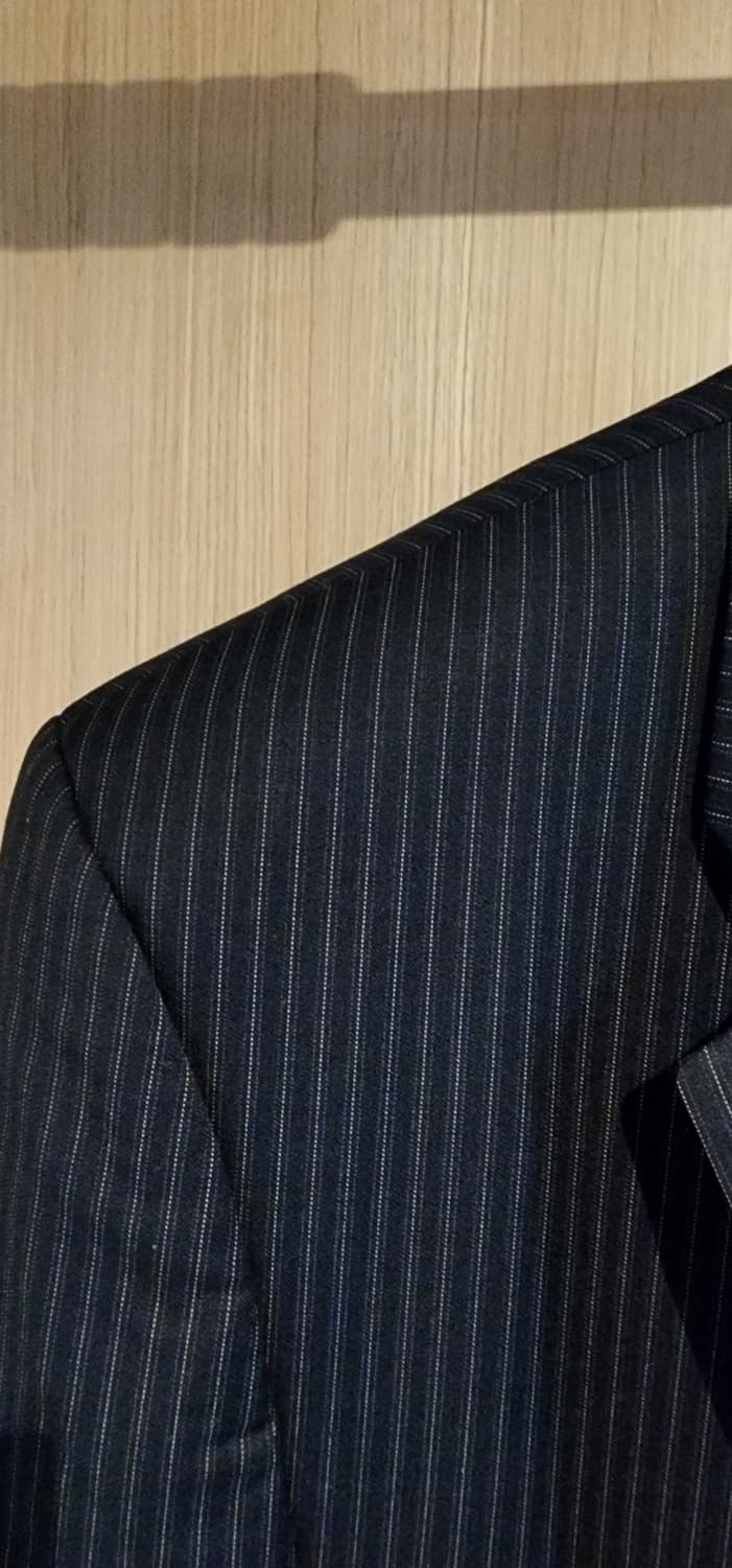 (간절기용)랄프by랄프로렌 네이비 스트라이프 울자켓 2XL 상품이미지3