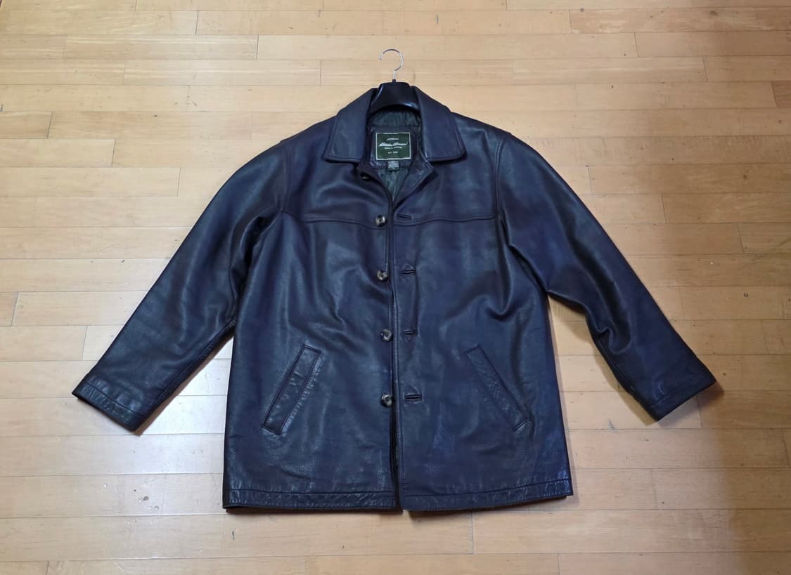 에디바우어 레더카코트 다크브라운 xl 상품이미지1