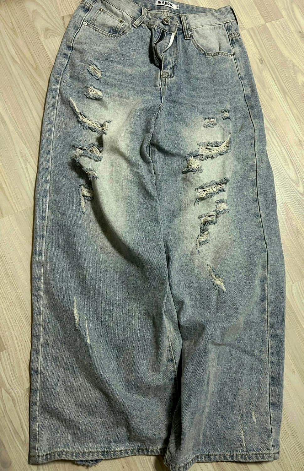 아워캐비넷 fight damage pants 데미지 데님 팬츠 M 상품이미지2