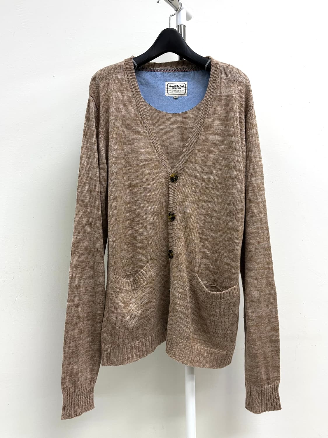 빈티지 브라운 가디건 상품이미지5