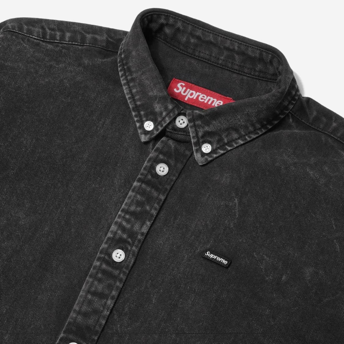 슈프림 25FW 스몰 박스 데님 셔츠 블랙 상품이미지1