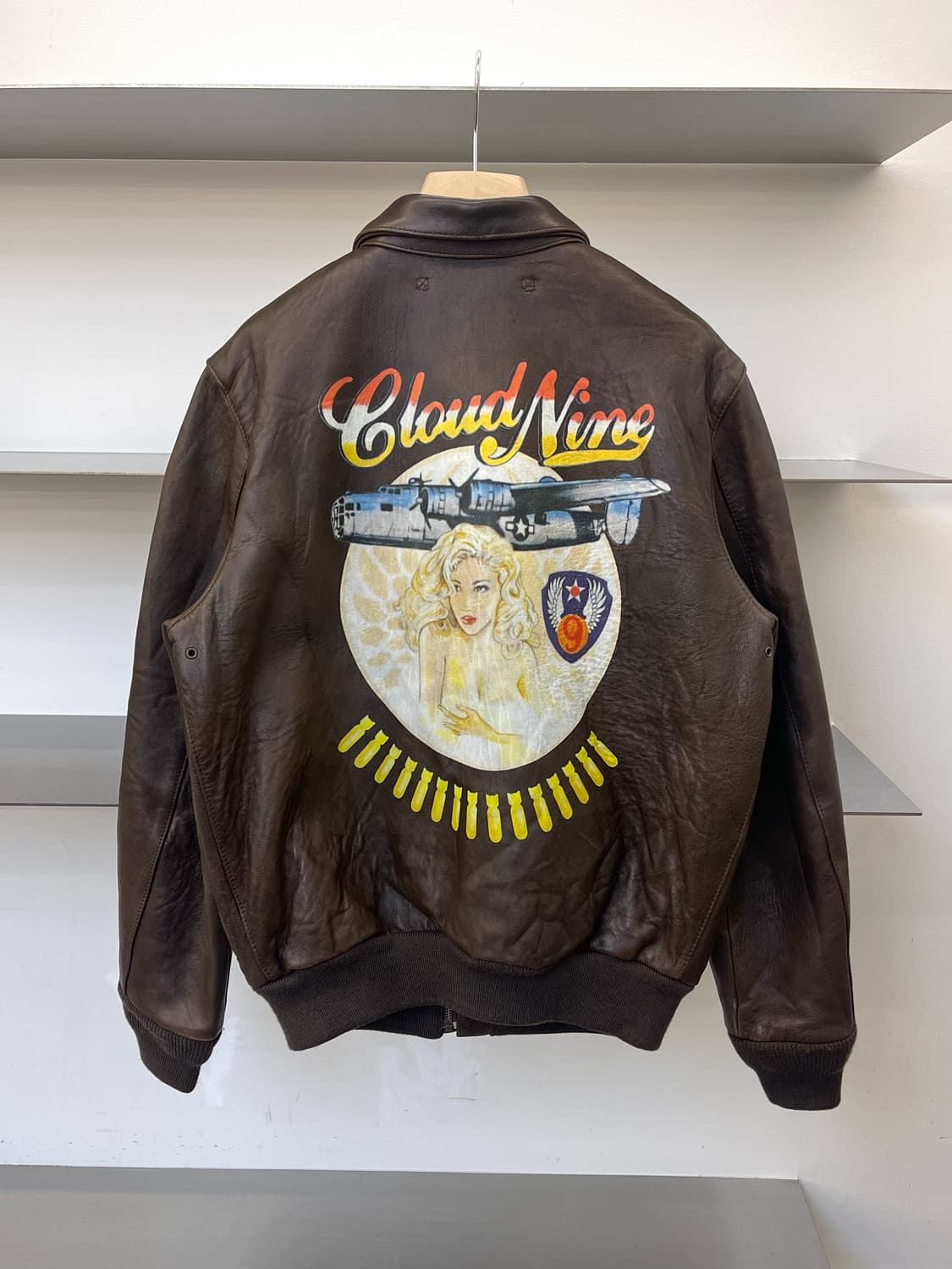 아비렉스 타입 A-2 핀업 걸 레더 자켓 상품이미지1