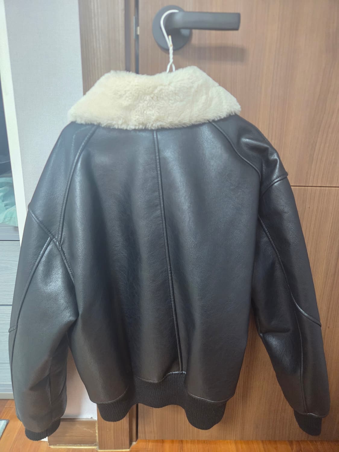 도프제이슨 크리즈 빈티지 무톤 점퍼 크림 M 상품이미지2