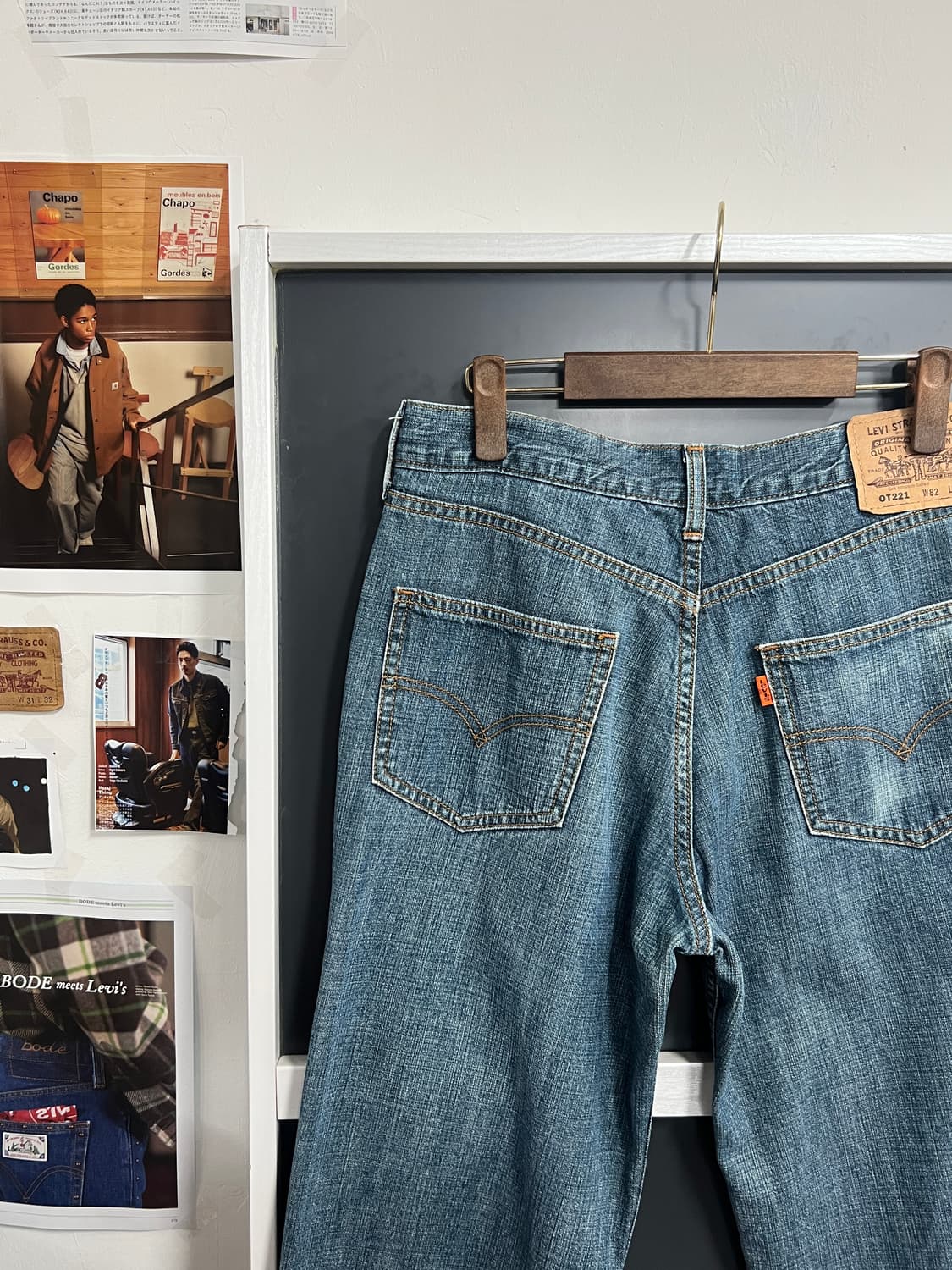 Levis 리바이스 221 오렌지탭 스트레이트핏 데님 팬츠 상품이미지2