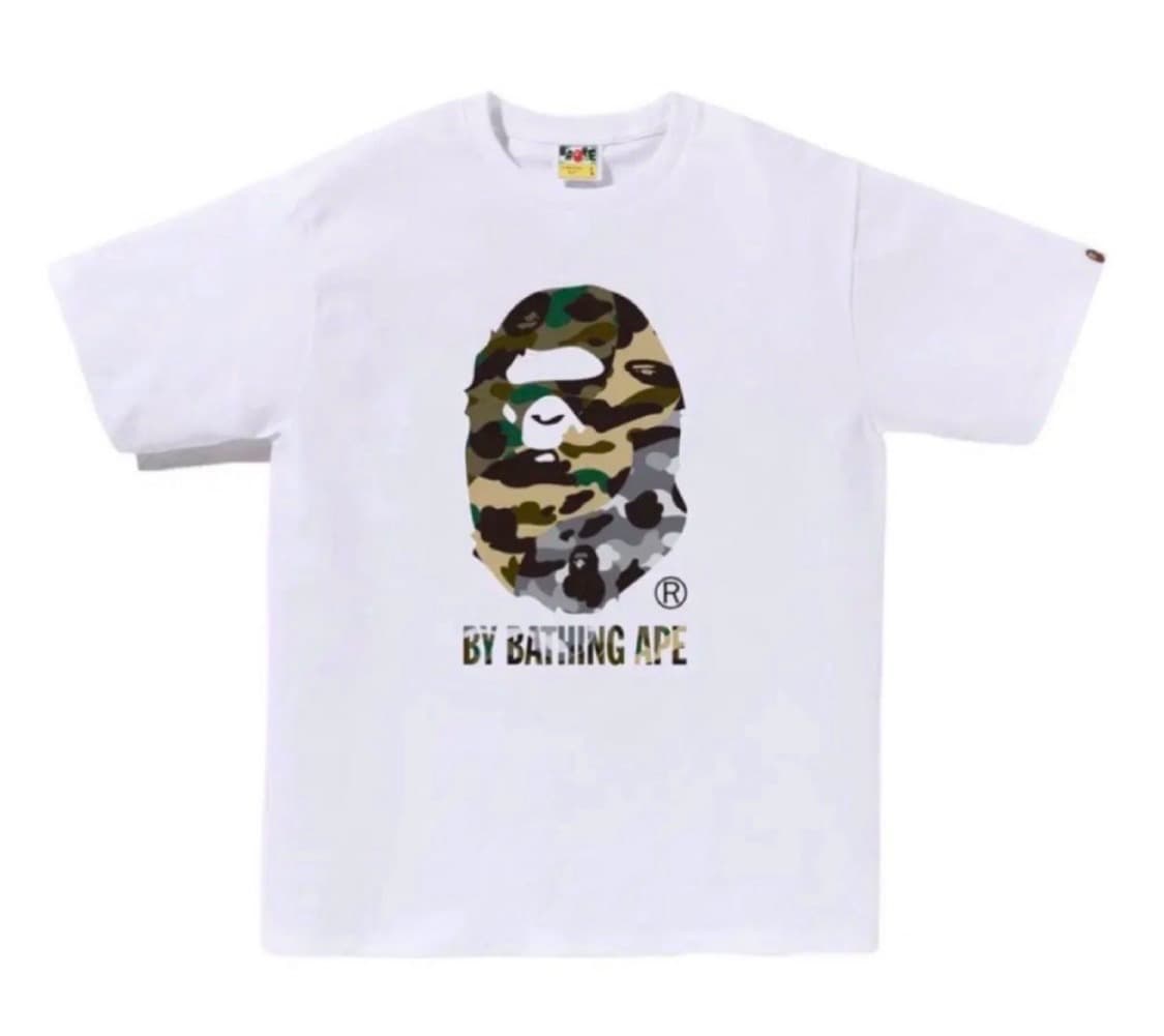 bape first camo t-shirt white 상품이미지1