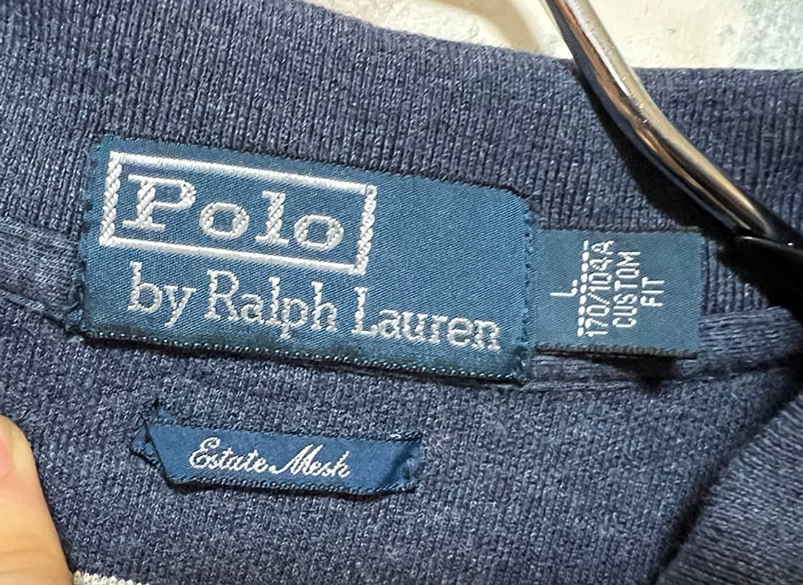 POLO 폴로 남자 스트라이프 에스테이트메쉬 남자 카라티 반팔 L 100 상품이미지3