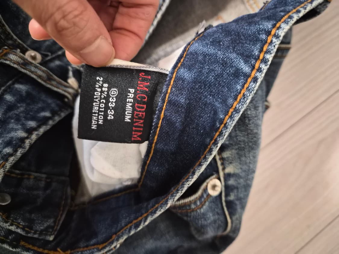 빈티지 바이커 데님 팬츠 (진마인드/33-34사이즈) 상품이미지3