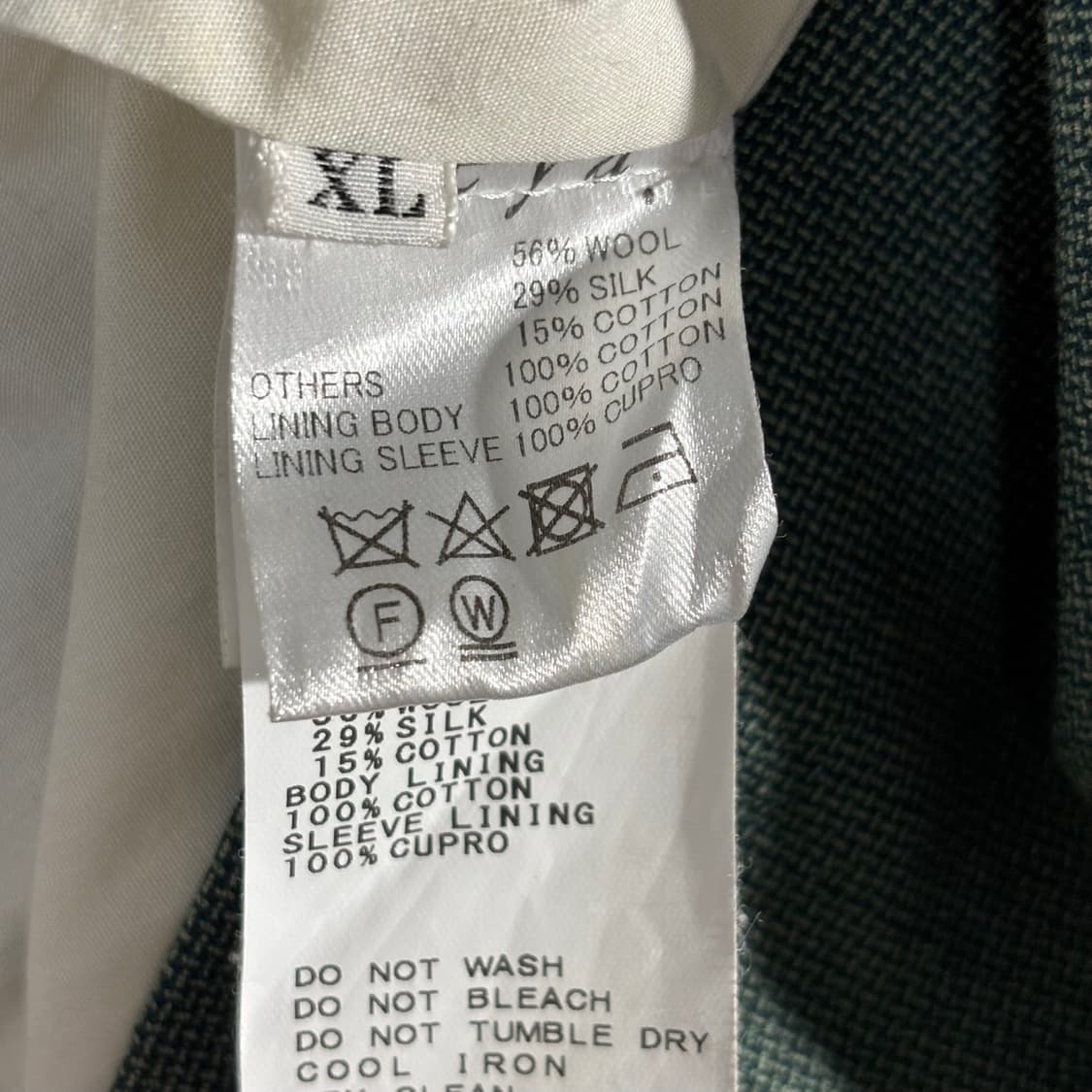 XL) seya 세야 드라이 울 실크 테일러드 자켓 상품이미지4