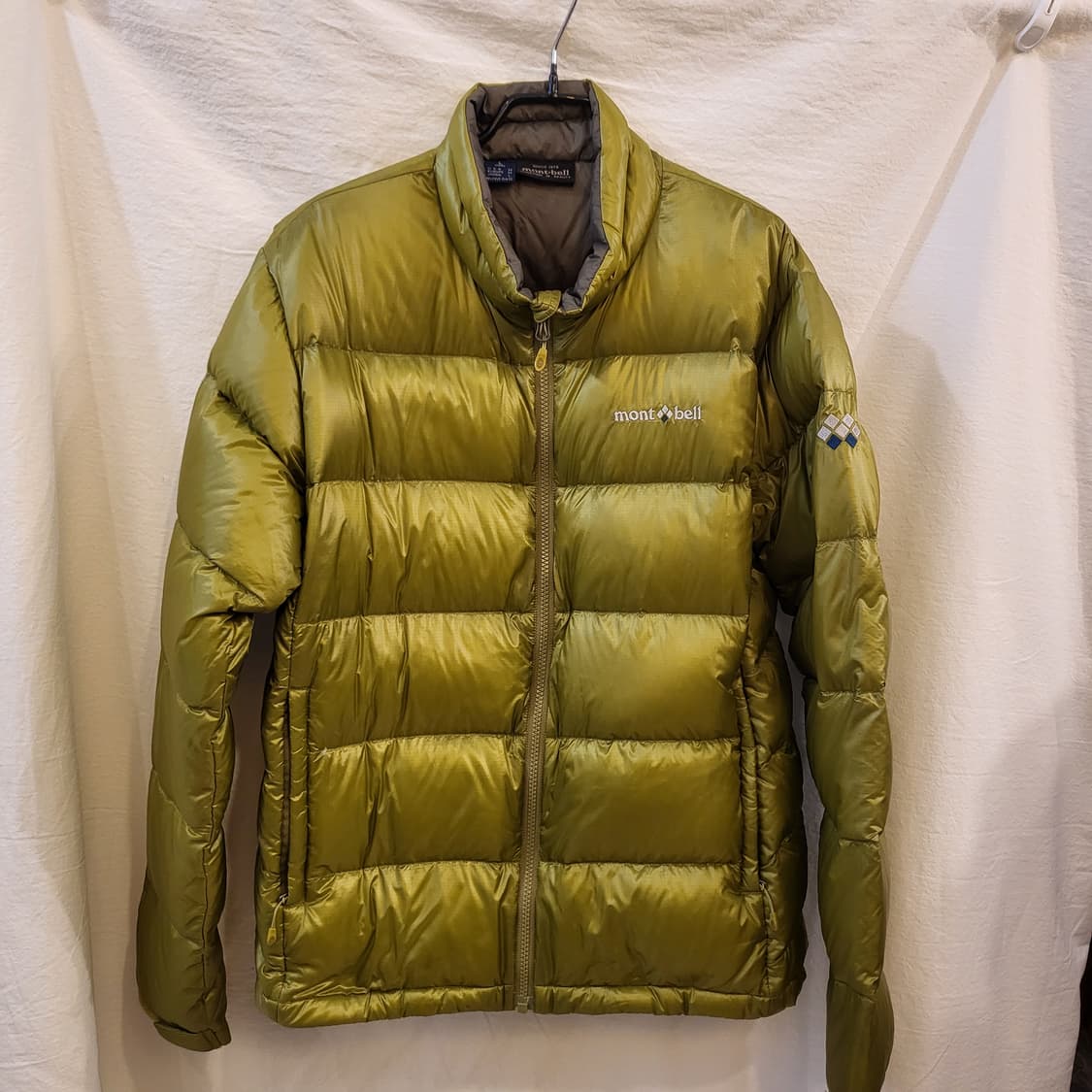 몽벨 라이트 알파인 다운파카 경량패딩 자켓 올리브 상품이미지1