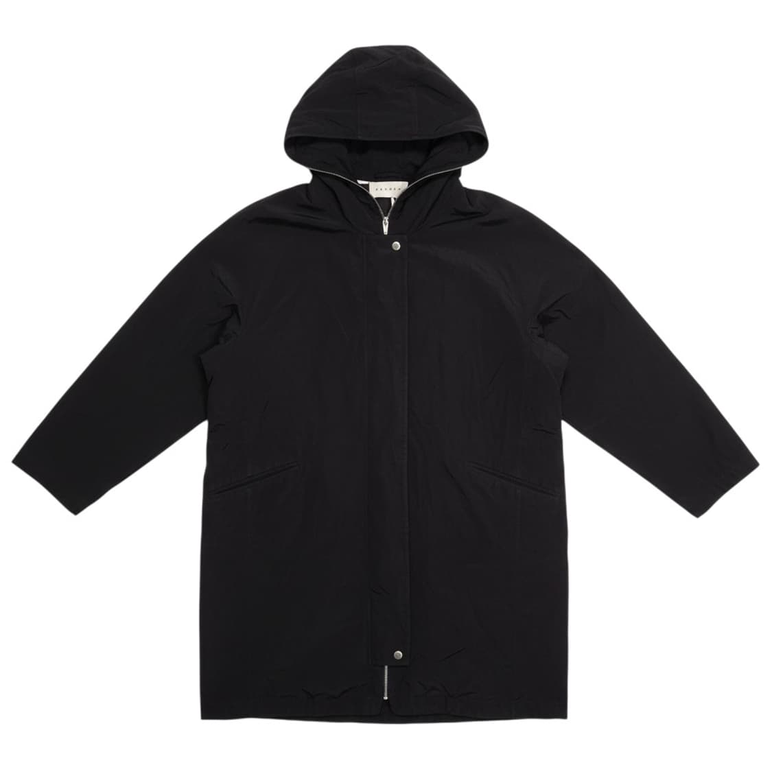 Sandro 산드로 블랙 후드 롱코트 98 (미니멀) 상품이미지2