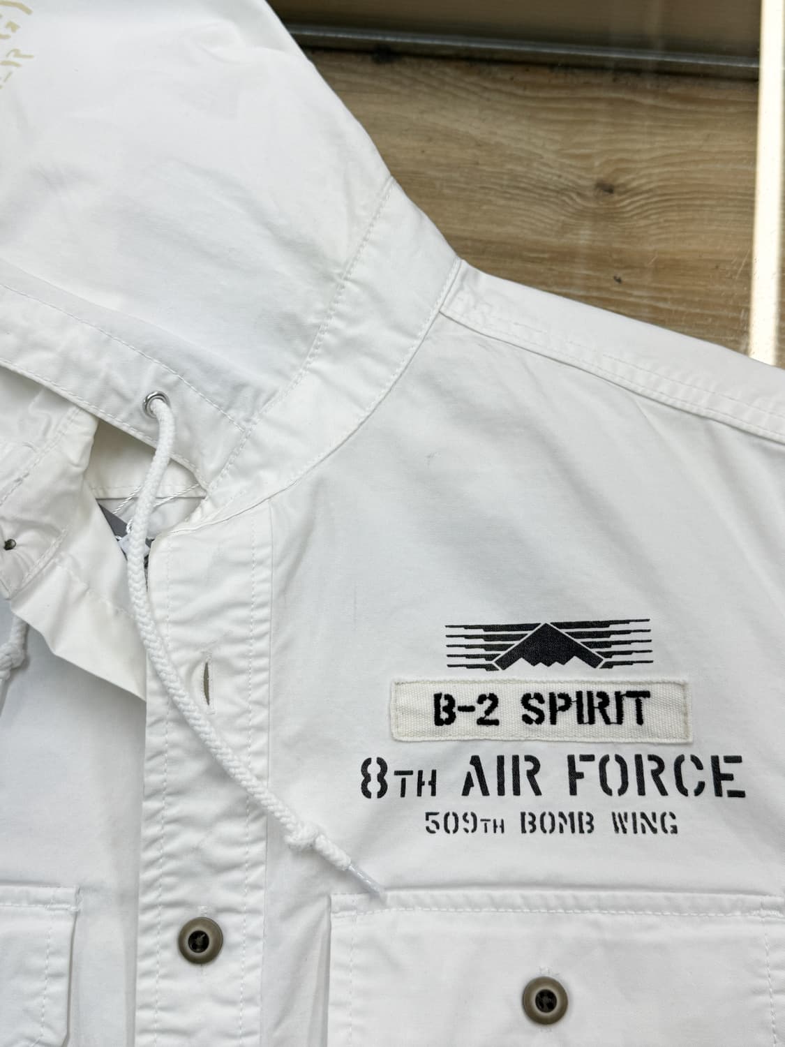 아비렉스 U.S.A.F 투포켓 후드 셔츠 상품이미지9