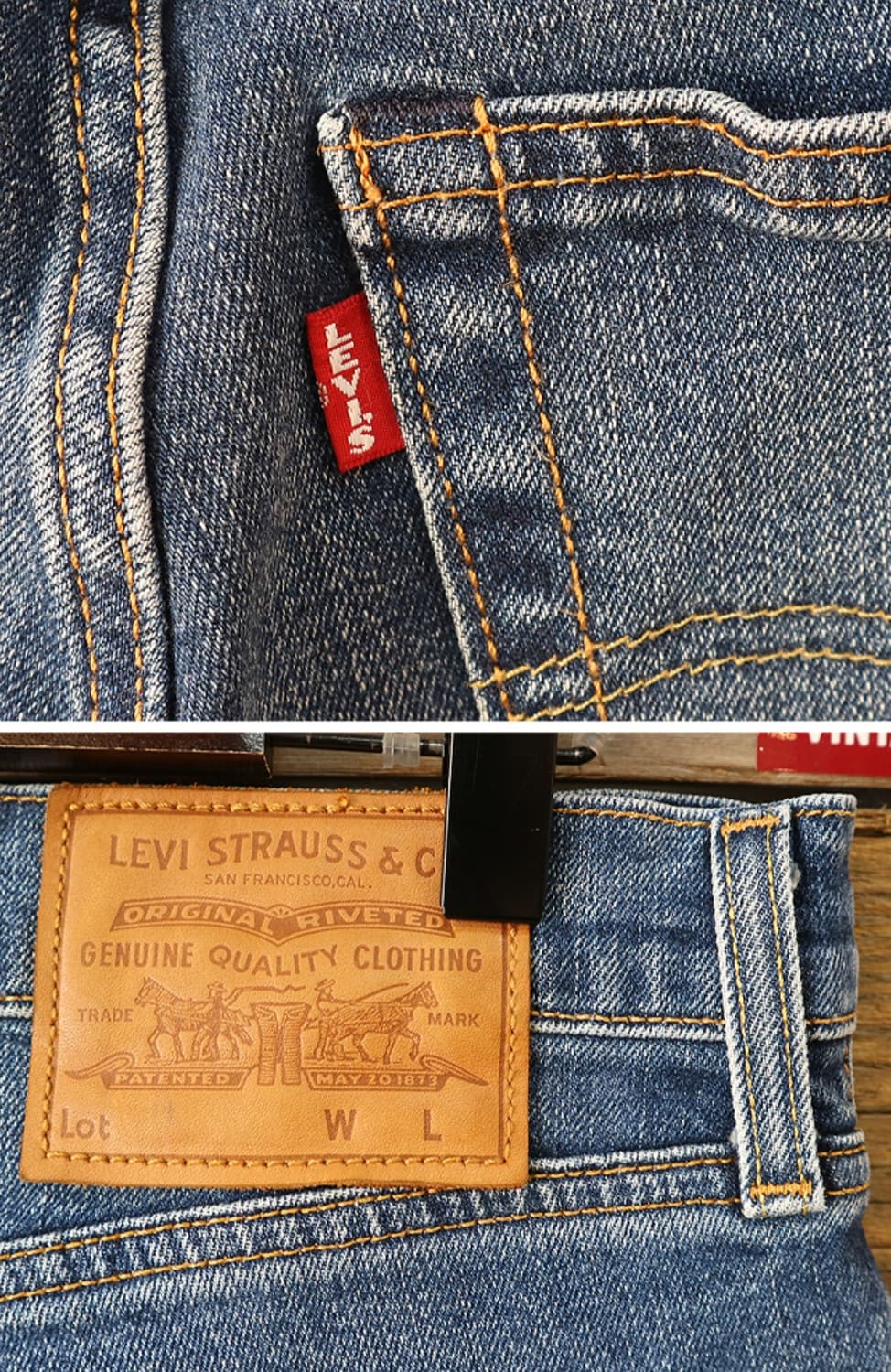 
LEVIS 리바이스 04-511프리미엄 워싱가공 슬림핏 데님  29사이 상품이미지6
