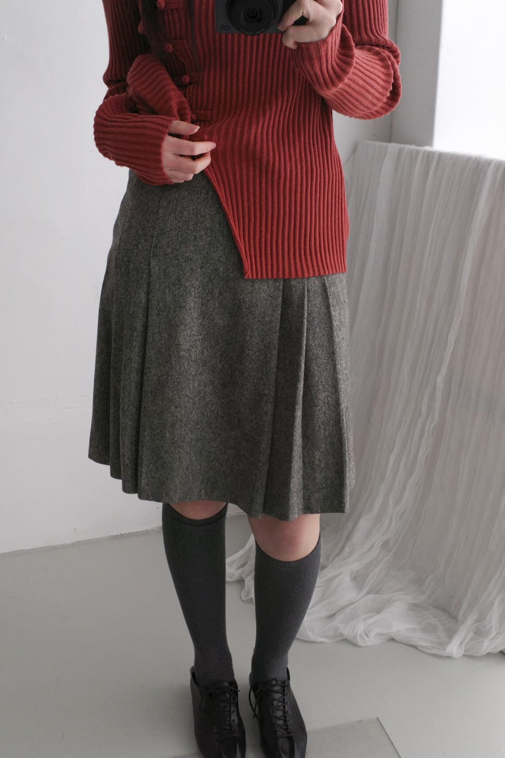 flared pleats skirt 상품이미지6