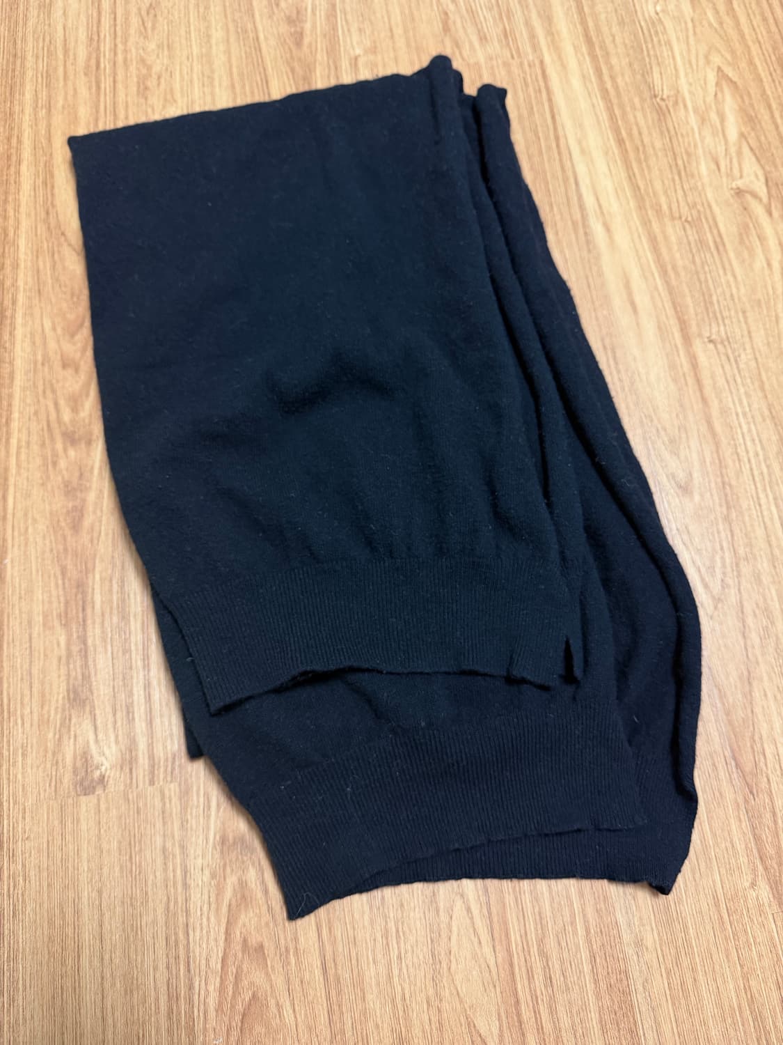 꼼데가르송 꼼데가르송 블랙 베이직 머플러 상품이미지2