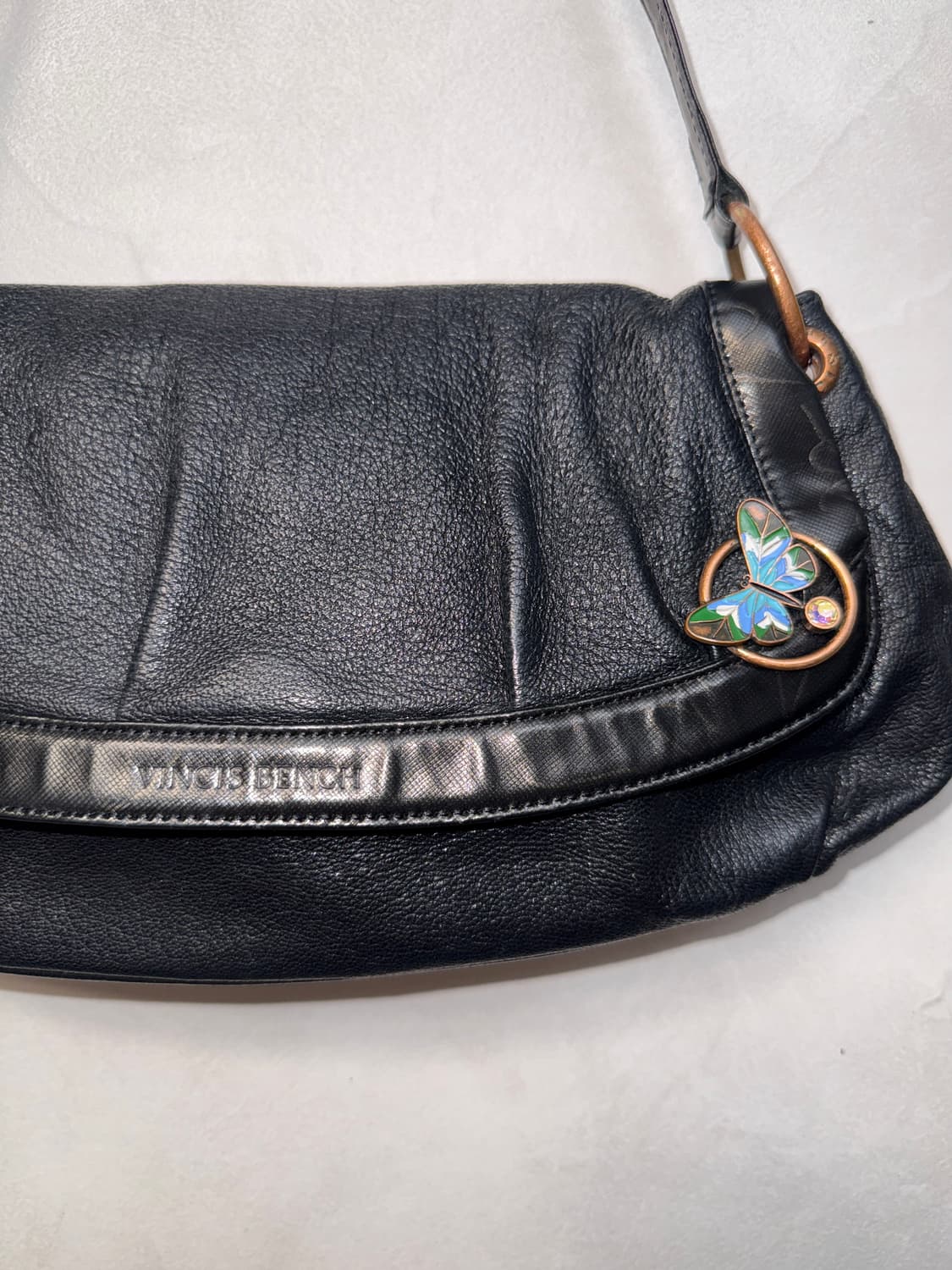 Vincis Bench black butterfly point 숄더백 상품이미지2