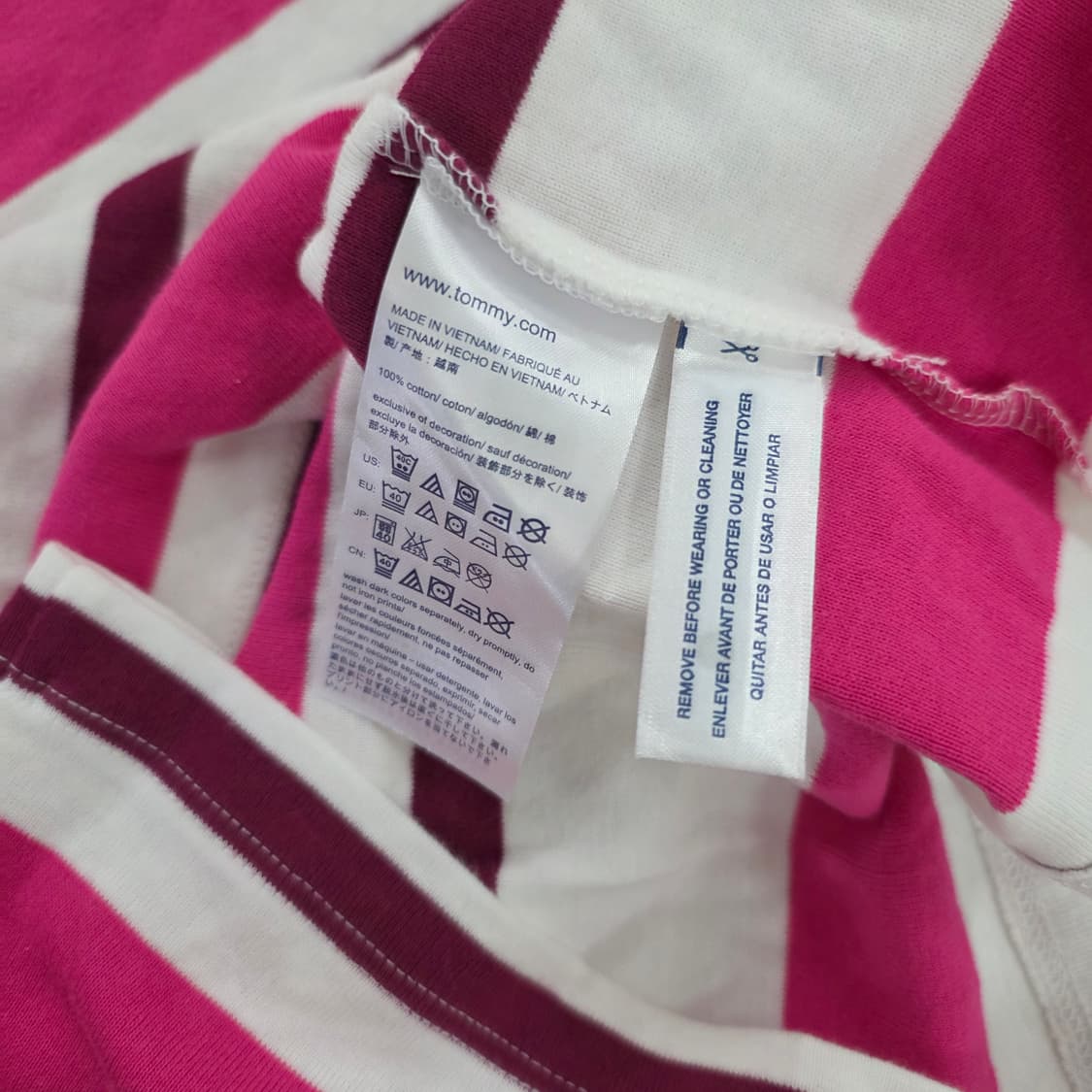 [M] 타미힐피거 브이넥 긴팔티 0202J 상품이미지4