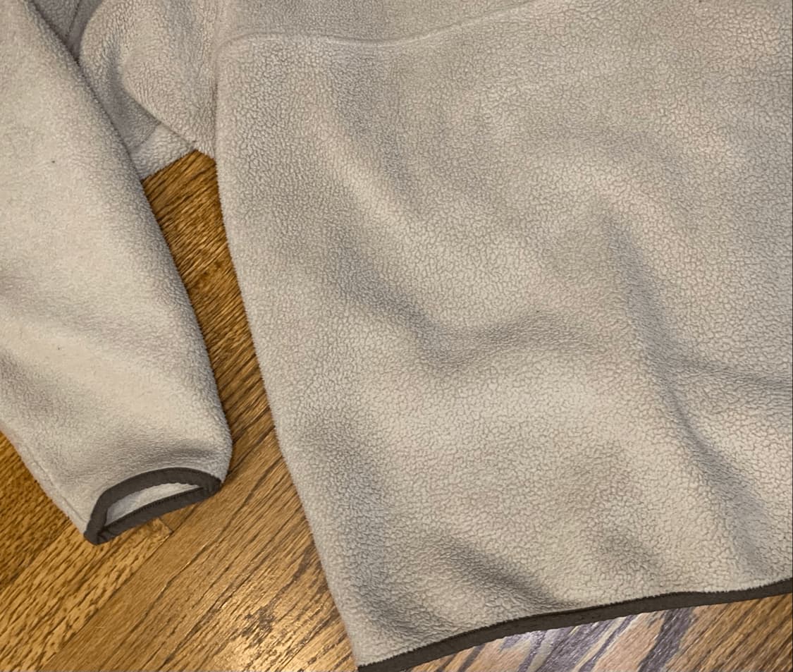 90s 파타고니아 신칠라 스냅-T 베이지/차콜 콜롬비아 상품이미지3