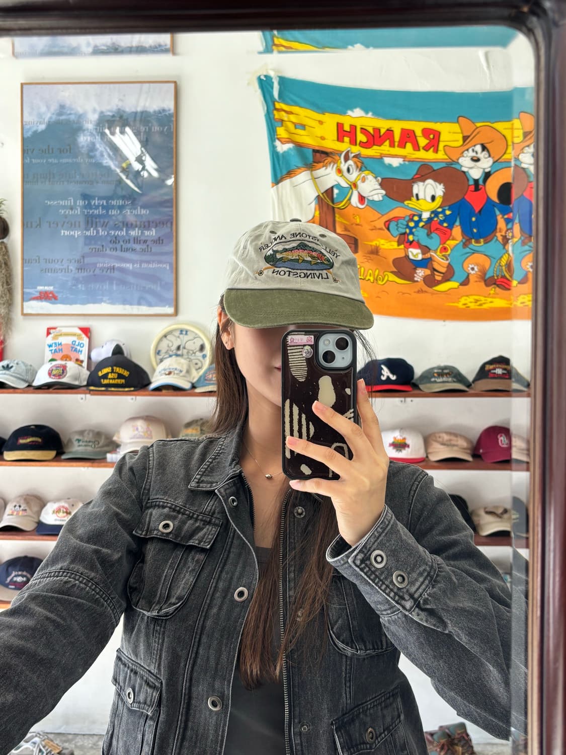 옐로우스콘 앵글러 빈티지 캡 상품이미지2