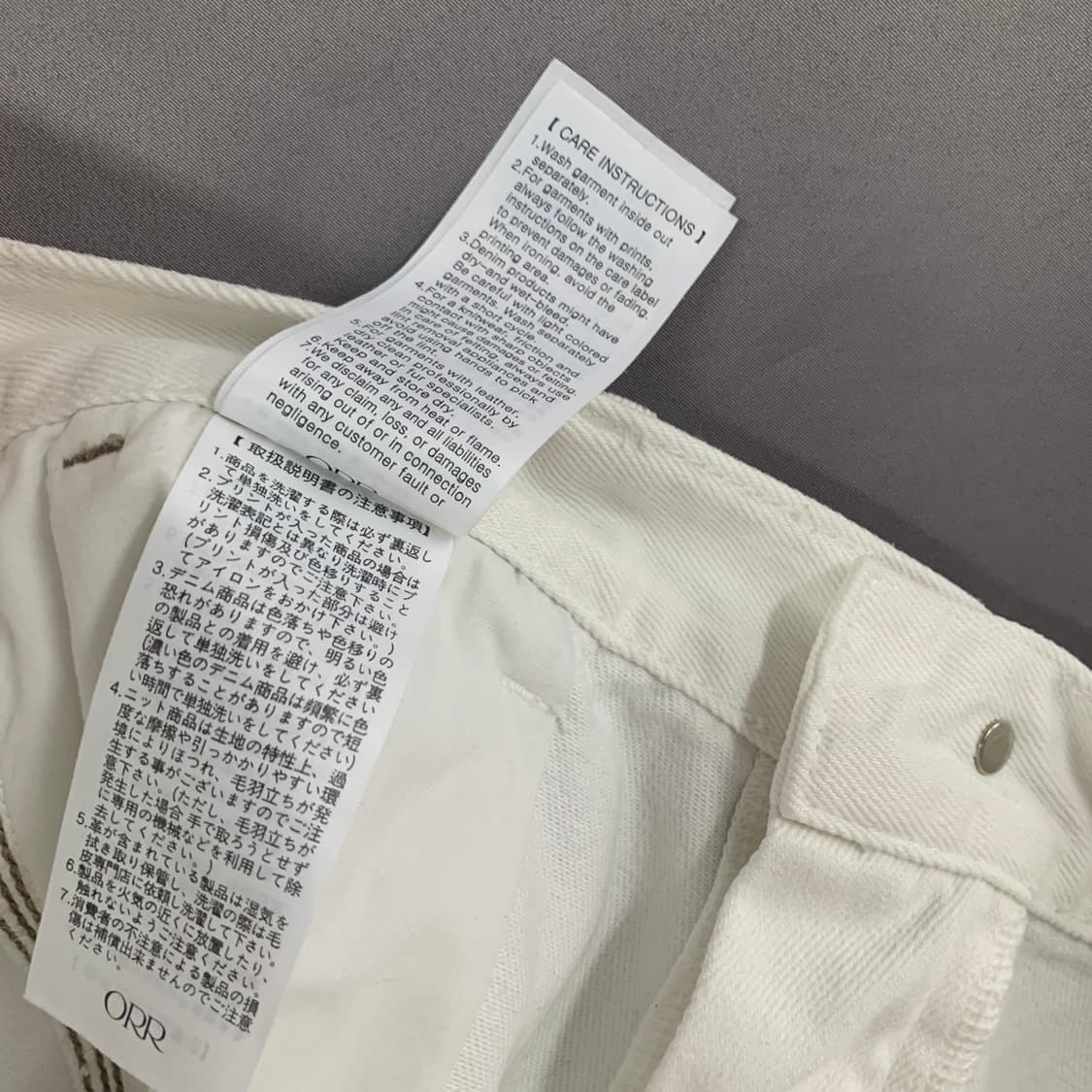 L ORR 오르 컷오프 와이드 버뮤다 데님 쇼츠 청반바지 상품이미지7