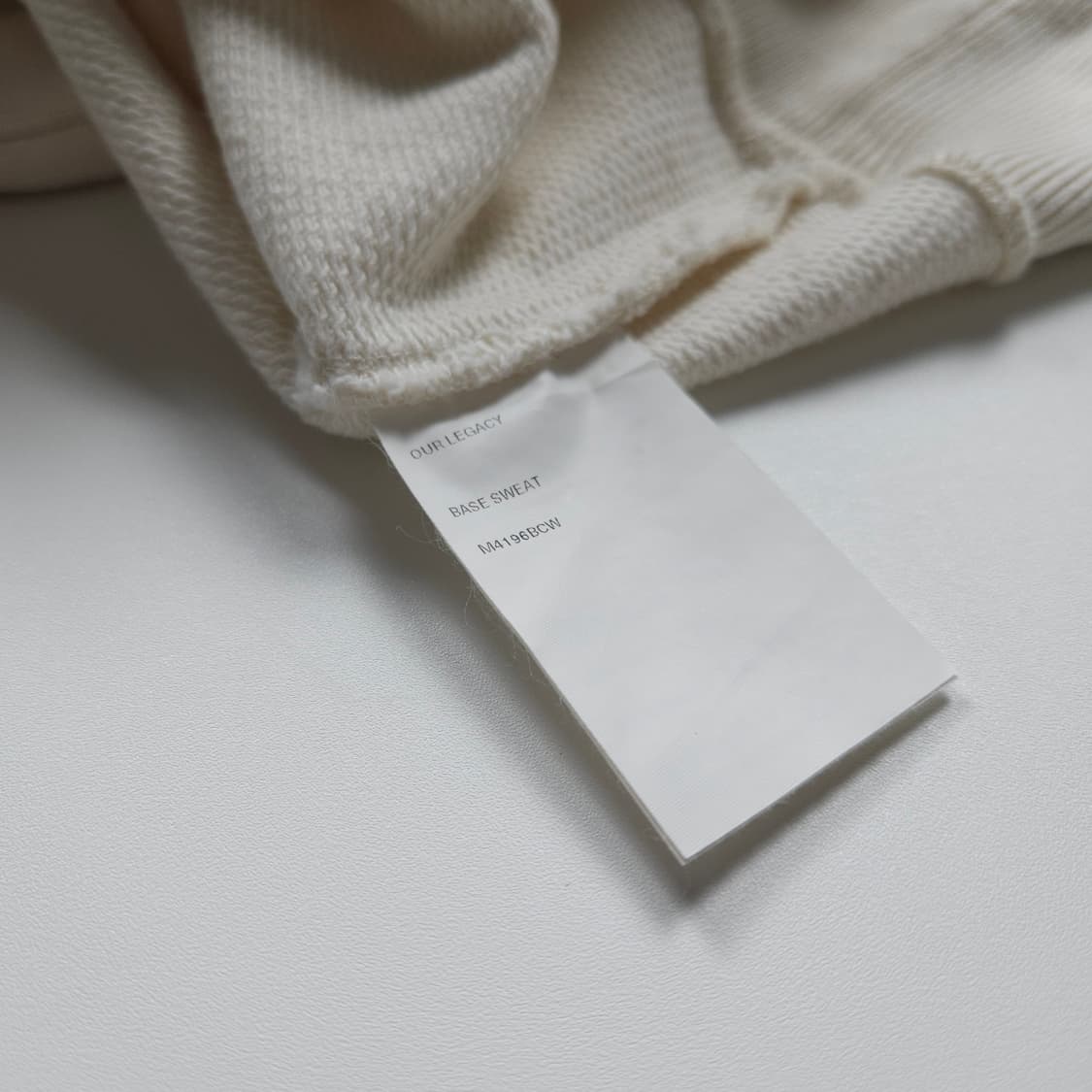 아워레가시 베이스 스웻 셔츠 크림 (L) 상품이미지6