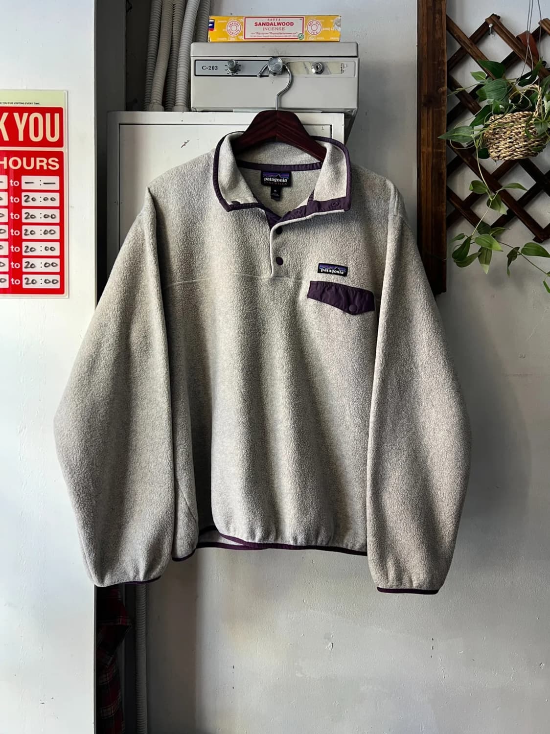 [XL]파타고니아 신칠라 아이보리 아노락 플리스 상품이미지1