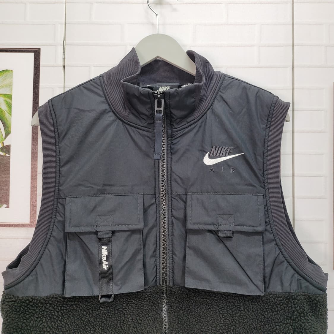 나이키 에어 셰르파 후리스 포켓 뽀글이 패딩 조끼 베스트 L사이즈 상품이미지2
