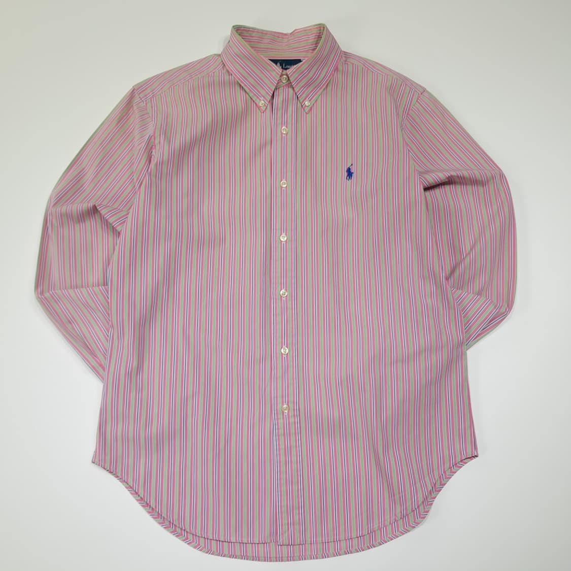CL809 M 폴로 00s 멀티스트라이프 버튼다운 핑크 셔츠 남방 상품이미지1