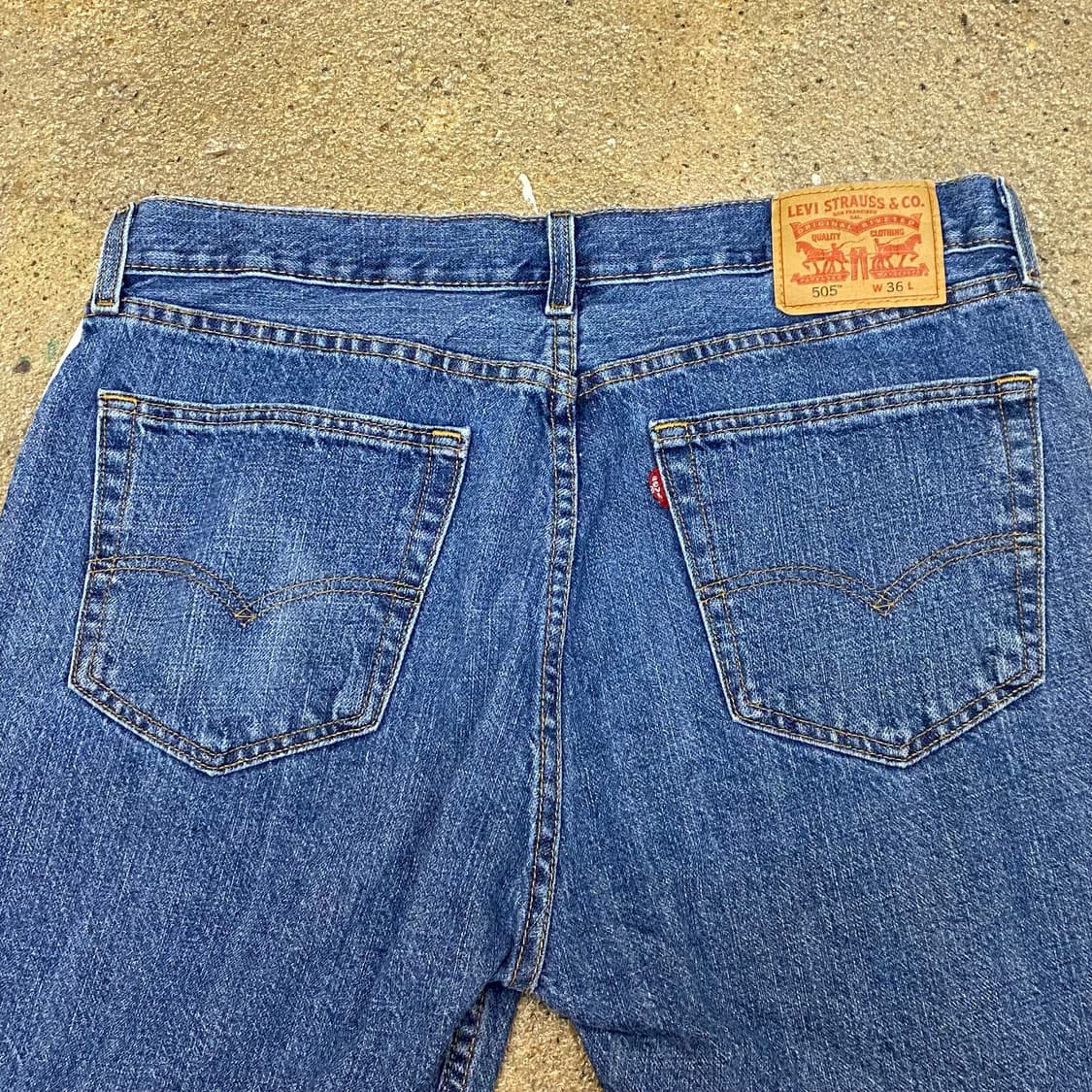 미국 빈티지 리바이스 505 중청바지 36size 상품이미지7