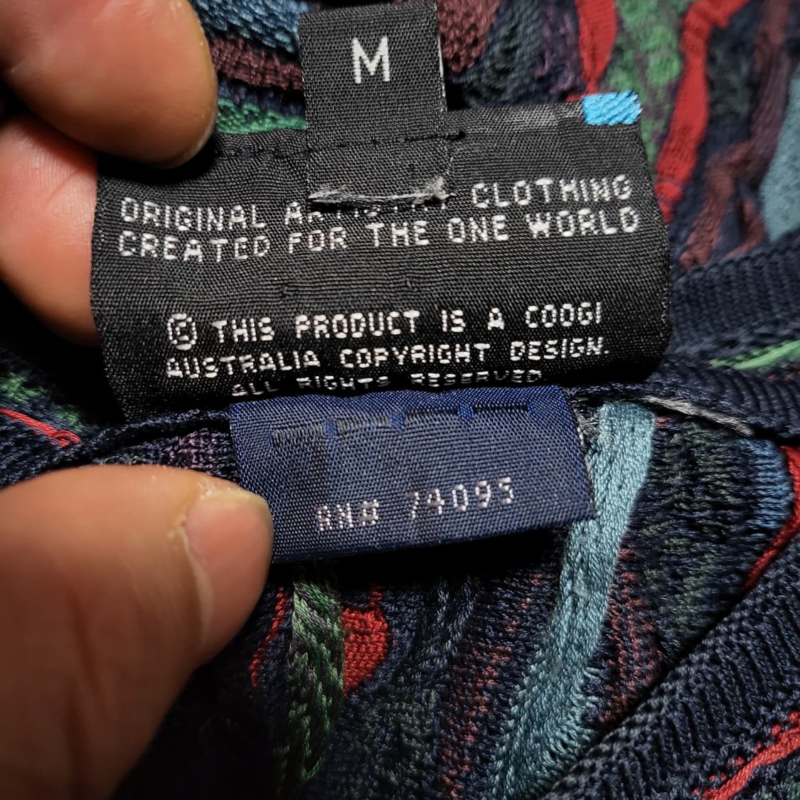 (m) 쿠지 coogi 니트 스웨터  케이블 니트 상품이미지6