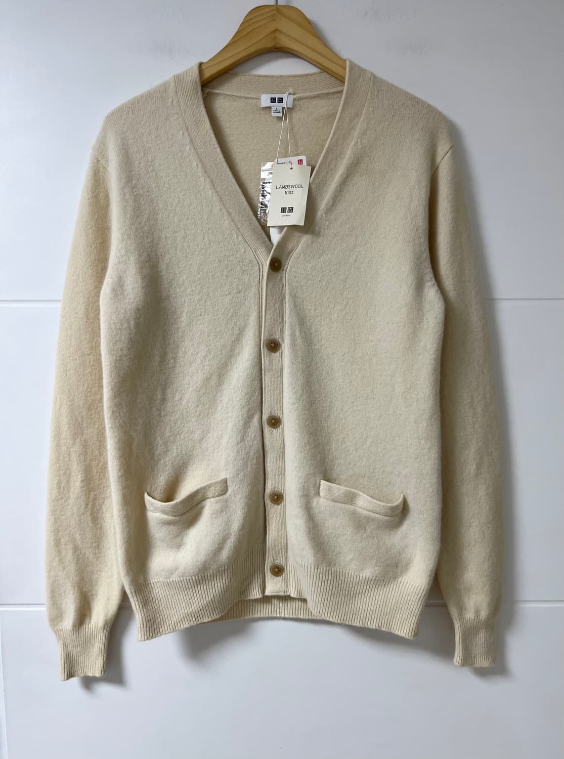 유니클로 가디건 램스울 100% 상품이미지3