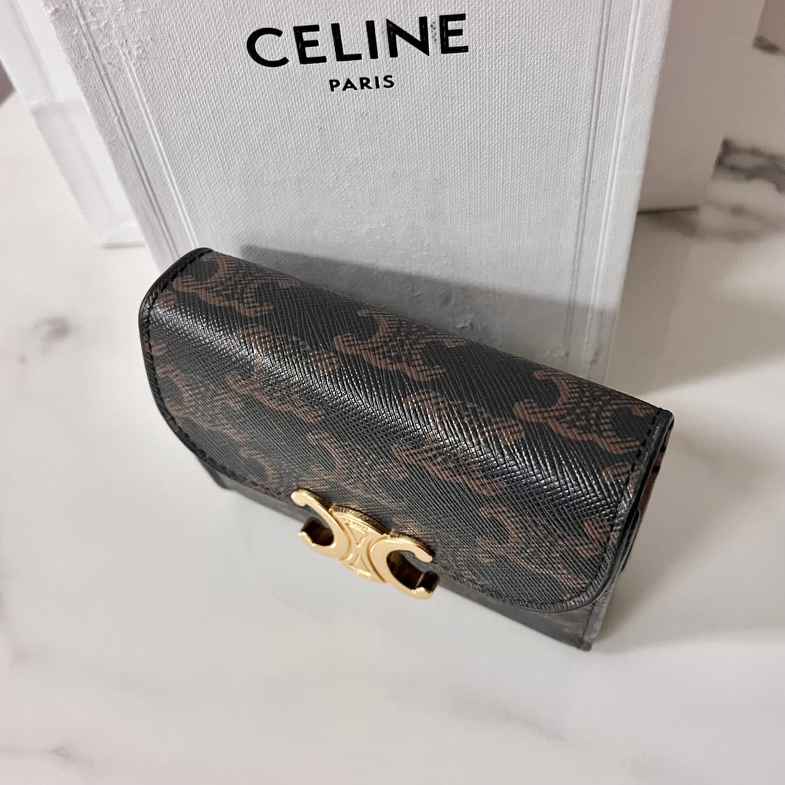 [A급/정품] 셀린느 여성 트리옹프 반지갑 중지갑 상품이미지8