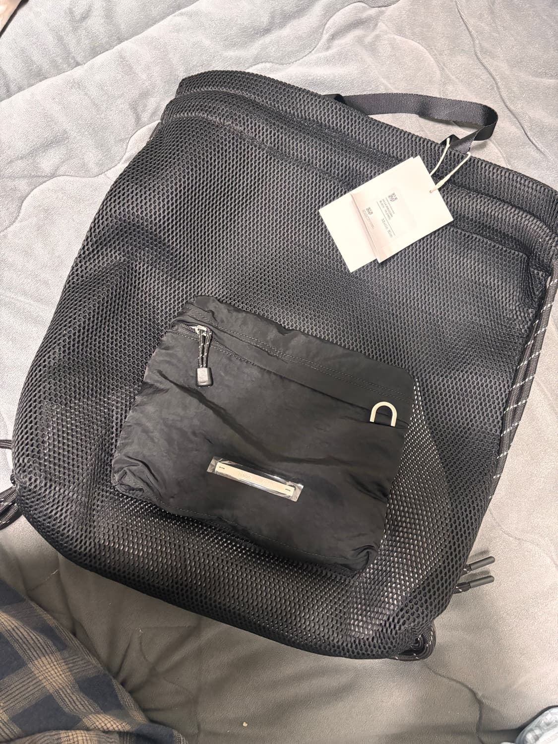 [새상품]마뗑킴 카고 메쉬 백팩 상품이미지2