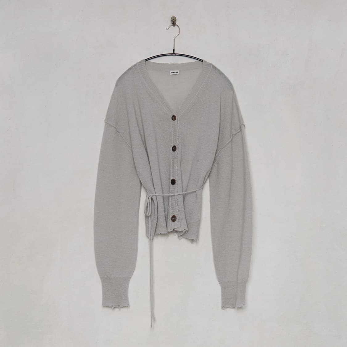 더일마 스트링 가디건 그레이 상품이미지2