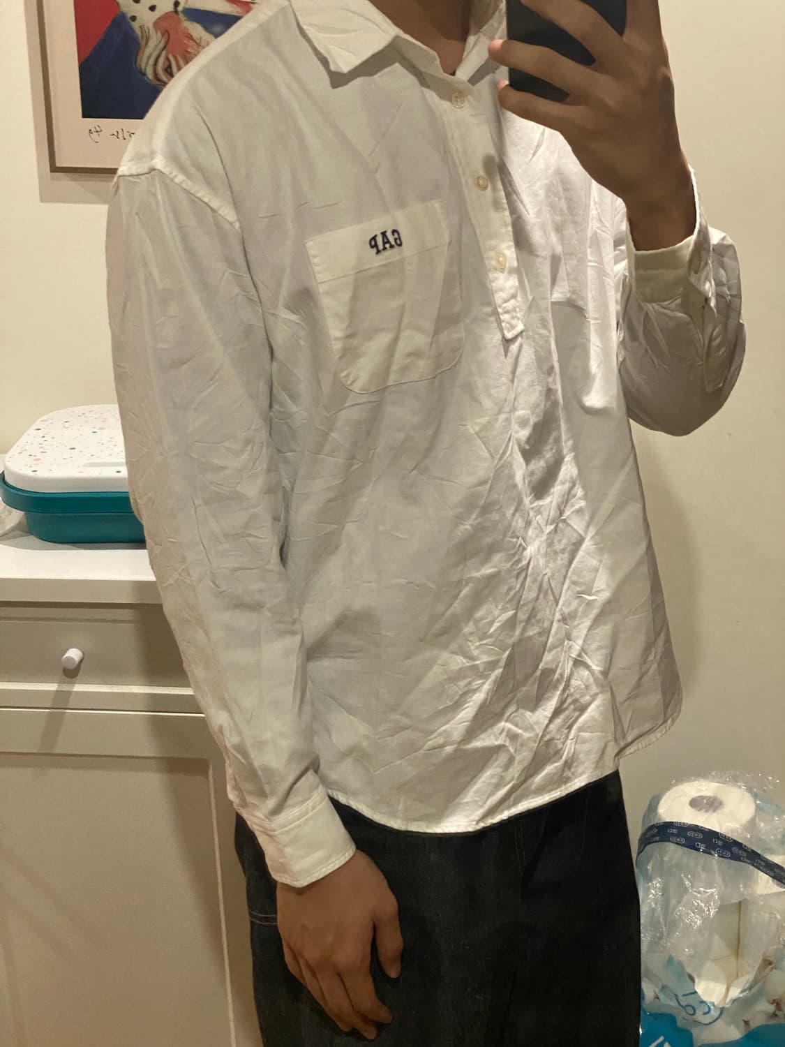 GAP 갭 풀오버 옥스포드 셔츠 상품이미지2